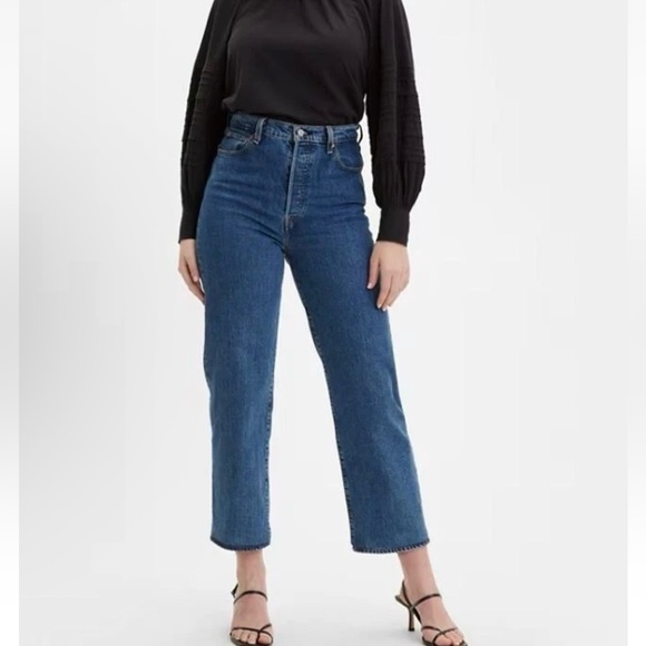 Levi's Denim - Levi's Ribcage Straight-Ankle jeans